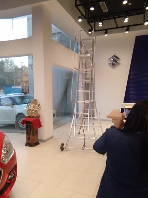 Extension Ladder For Industrial Use